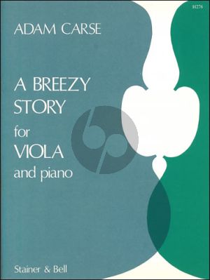 Carse A Breezy Story Viola and Piano