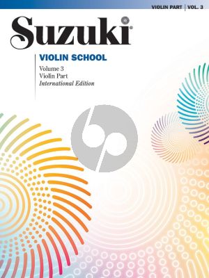 Suzuki Violin School Vol. 3 Violin part (revised edition)