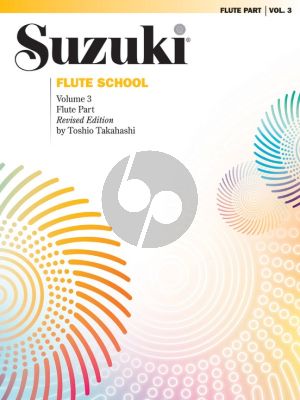 Suzuki Flute School Vol. 3 Flute part (edited by Toshio Takahashi)