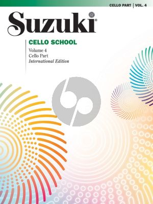 Suzuki Cello School Vol.4 Cello Part International (Revised) Edition
