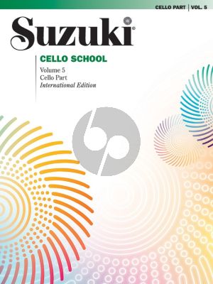 Suzuki Cello School Vol.5 Cello Part Revised Ed.