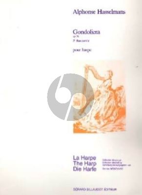 Hasselmans Gondoliera Op. 39 Harpe (2e Barcarolle) (element.)