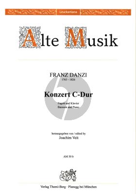 Danzi Konzert C-dur Fagott-Klavier (Joachim Veit)