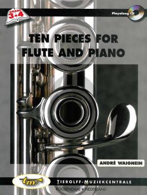 Waignein 10 Pieces Flute and Piano Book with Cd (Grade 3 - 4)