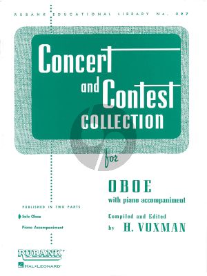 Concert and Contest Collection for Oboe (Solo part only) (transcr. by Himie Voxman)