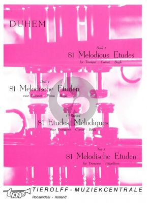 81 Melodische Etudes Vol.1 Trompet