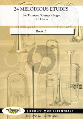 24 Melodische Etudes Vol.3 for Trumpet with 20 Etudes for D-Trumpet