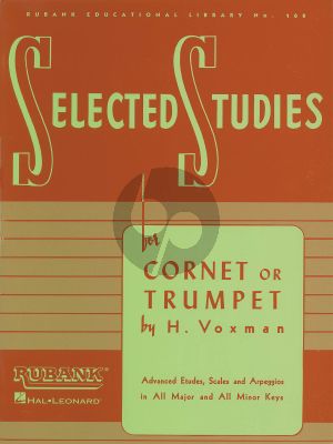 Voxman Selected Studies for Cornet or Trumpet