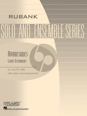 Ostransky Arabesques for 3 Flutes and Piano (Score/Parts)