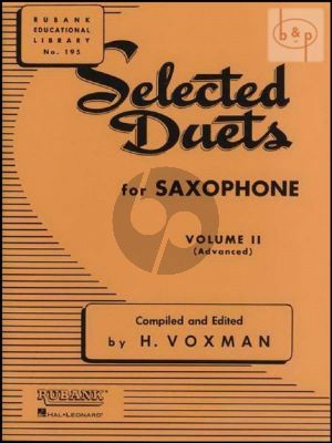 Selected Duets for Saxophone Vol.2