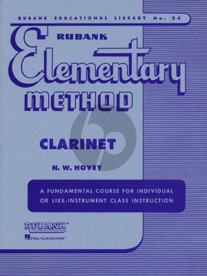 Hovey Elementary Method for Clarinet