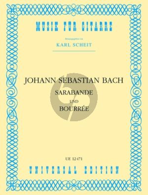 Sarabande und Bourree BWV1002 Gitarre
