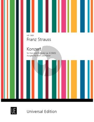 Strauss Konzert No. 1 Op. 8 Horn und Klavier