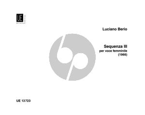 Berio Sequenza No.3 (1966) Female Voice
