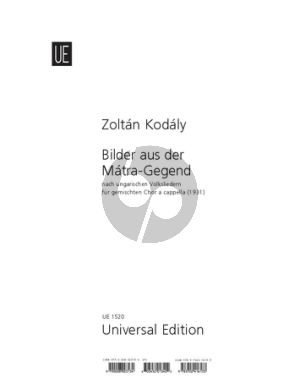 Kodaly Bilder aus der Matra-Gegend Gem.Chor (SATB)