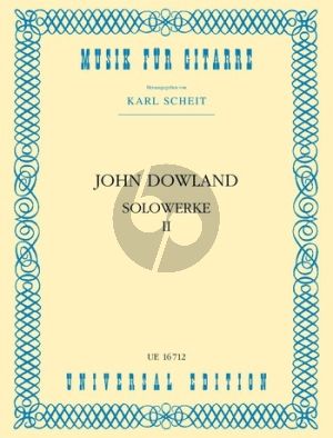 Dowland Solo Werke Vol.2 Gitarre (edited by Karl Scheit)