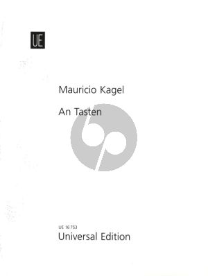 Kagen An Tasten Klavier Etude (1977) fur Klavier