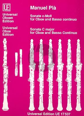 Pla Sonate c-moll Oboe-Bc
