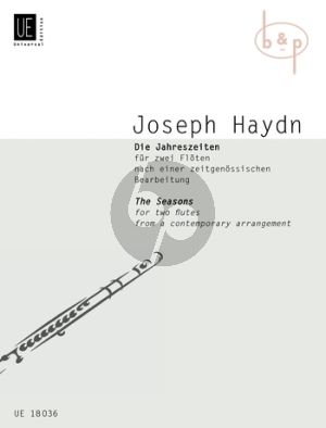 Haydn Die Jahreszeiten (nach Hob.XXI:3 in einer zeitgenössischen Bearbeitung) 2 Flöten