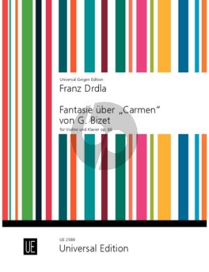 Drdla Fantasie über Carmen von Bizet Op. 66 Violine und Klavier