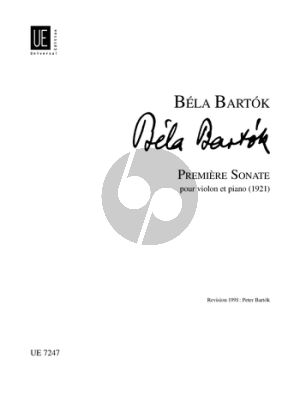 Bartok Sonata No.1 (en Trois Mouvements) Violin-Piano