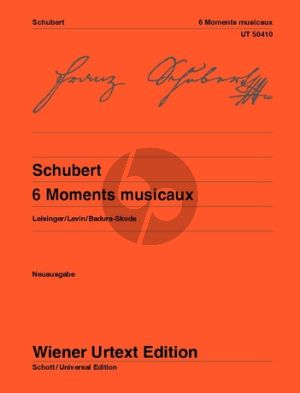 Schubert 6 Moments Musicaux Op.94 (D 780) (Badura-Skoda) (Wiener Urtext)