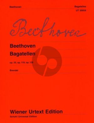 Beethoven Bagatellen Klavier (Alfred Brendel) (Wiener-Urtext)