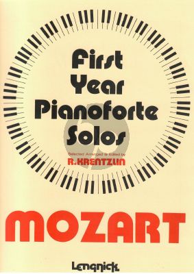 First Year Classics: Mozart for Piano (Richard Krentzlin)