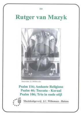 Mazijk Psalm 116 - 46 - 106 voor Orgel