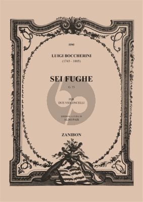 Boccherini 6 Fugues G.73 for 2 Vio;loncellos (Edited by Aldo Pais)
