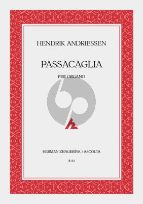 Andriessen Passacaglia Orgel