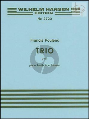 Poulenc Trio Oboe-Bassoon-Piano (Score/Parts)