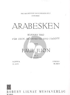 Arabesken Op.73 (Stimmen)