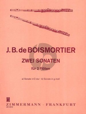 Boismortier 2 Sonaten 2 Flöten (C-Dur / g-moll) (Kurt Schlenger)
