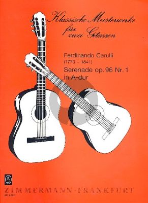Carulli Serenade Op.96 No.1 A dur (2 Gitarren)