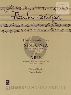 Sinfonia from Cantata No.209 and Aria BWV 248