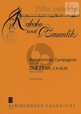 Duet No. 2 A-major Flute and Violin