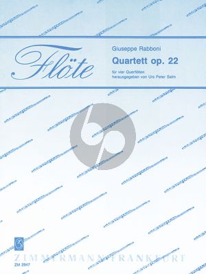 Quartett Op. 22 4 Flöten