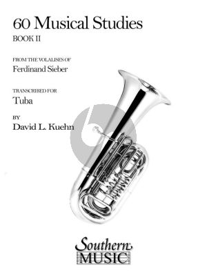 Kuehn 60 Musical Studies Vol.2 Tuba (based on the Vocalises of Concone and Marchesi)