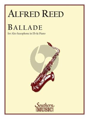 Reed Ballade for Alto Saxophone and Piano