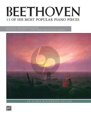 Beethoven 13 of his most popular Pieces Piano solo (Willard A. Palmer)