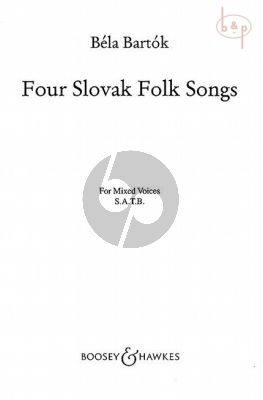 4 Slovak Folksongs SATB-Piano