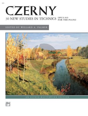 Czerny 30 New Studies in Technics Op.849 Piano (edited by Willard A Palmer)