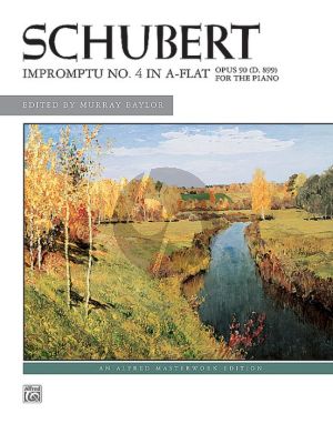 Schubert Impromptu Op.90 No.4 A-flat for Piano (Edited by Murray Baylor)