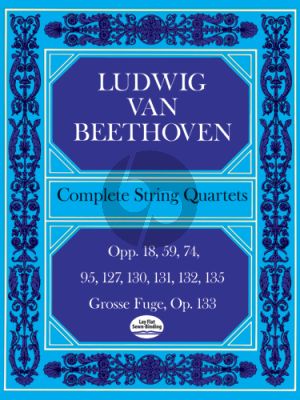 Complete String Quartets Score (Dover)