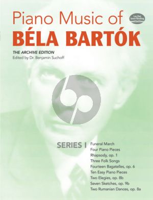 Piano Music of Bartok Series 1