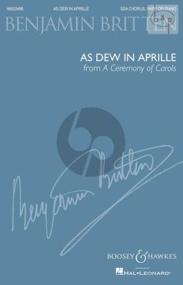 As Dew in Aprille
