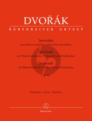 Dvorak Serenade Op.44 Wind Instruments-Violoncello and Double Bass Score