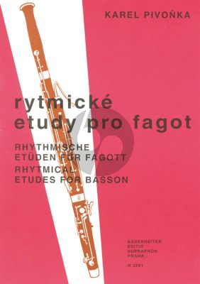 Pivonka Rhythmical Studies for Bassoon