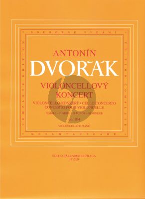 Dvorak Concerto B-minor Op. 104 Violoncello-Orchestra (piano reduction) (Ladislav Zelenka)